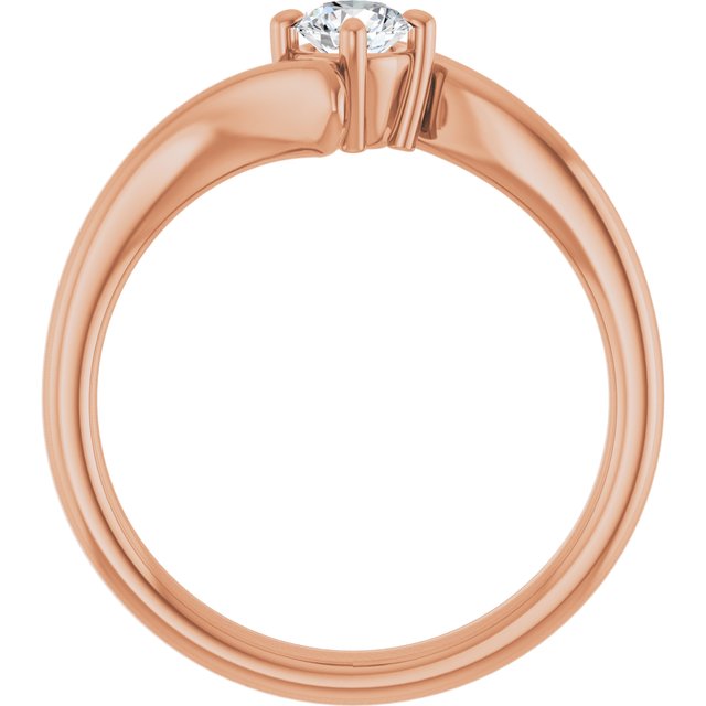 round-10K Rose gold