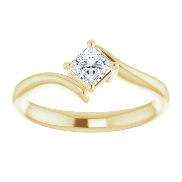 square-14K Yellow gold