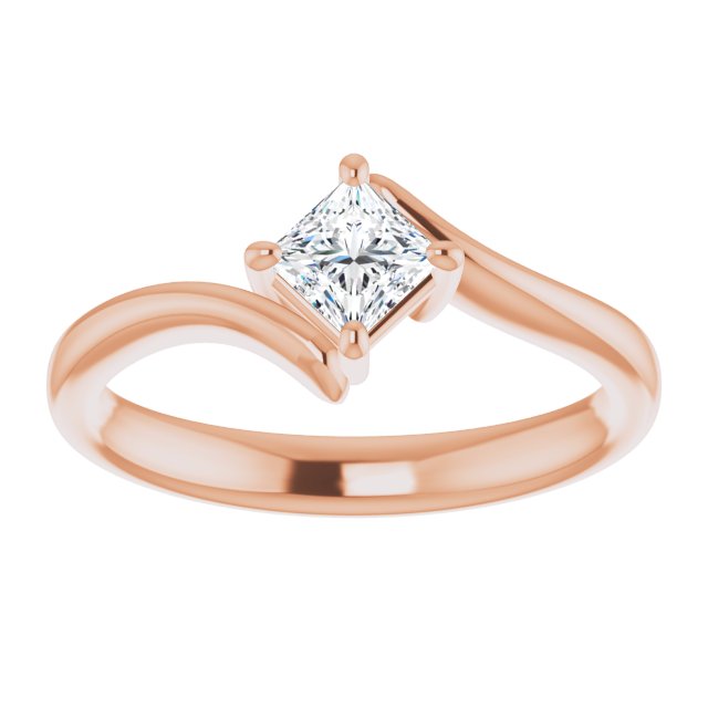 square-18K Rose gold