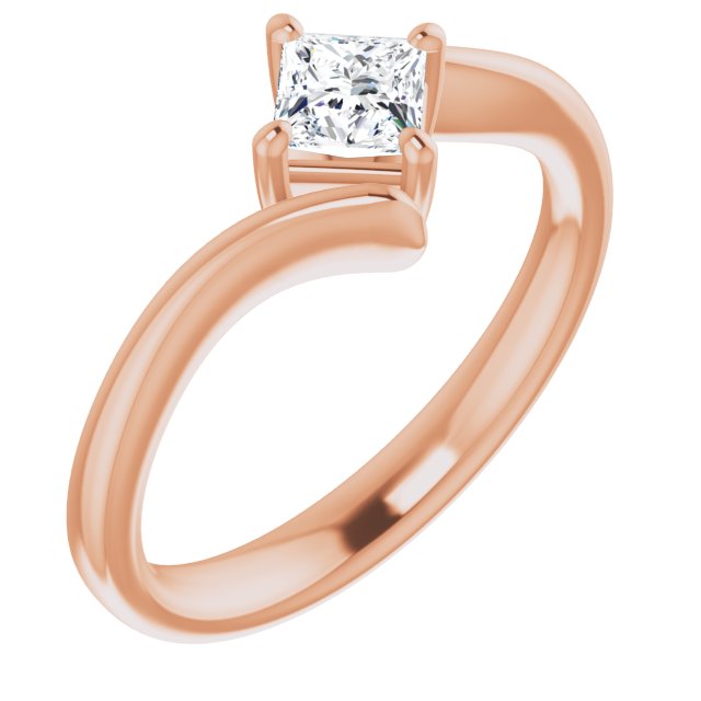 square-18K Rose gold