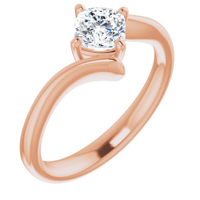 cushion-10K Rose gold