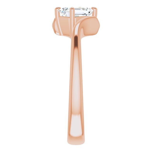 emerald-14K Rose gold