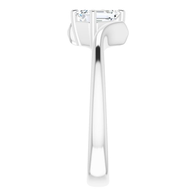 emerald-10K White gold