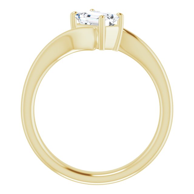 emerald-10K Yellow gold