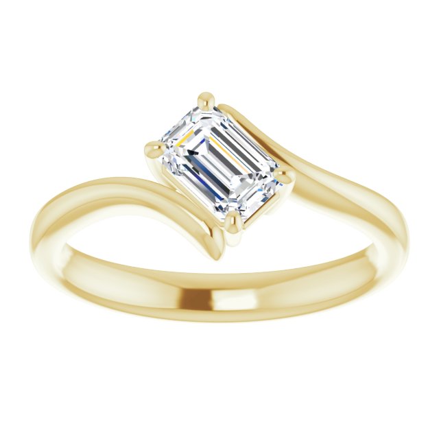 emerald-18K Yellow gold