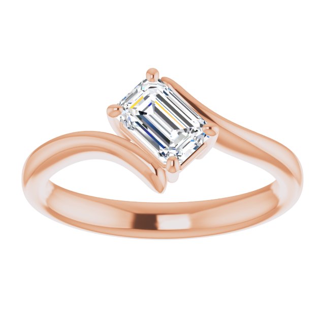 emerald-10K Rose gold