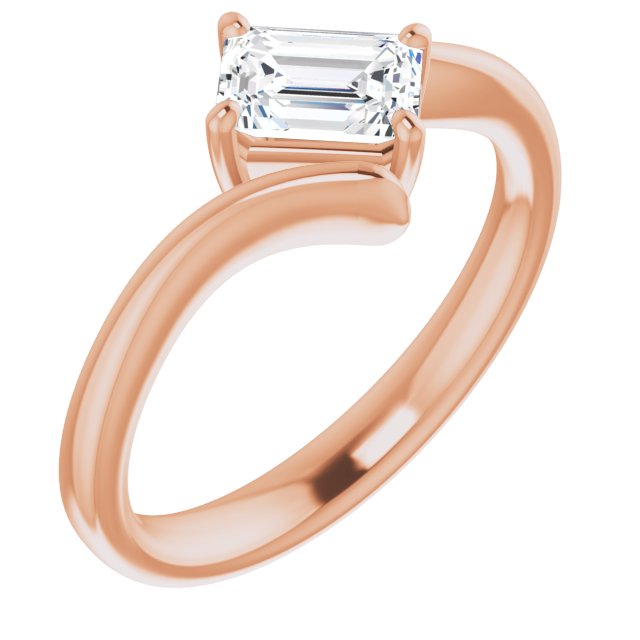 emerald-18K Rose gold