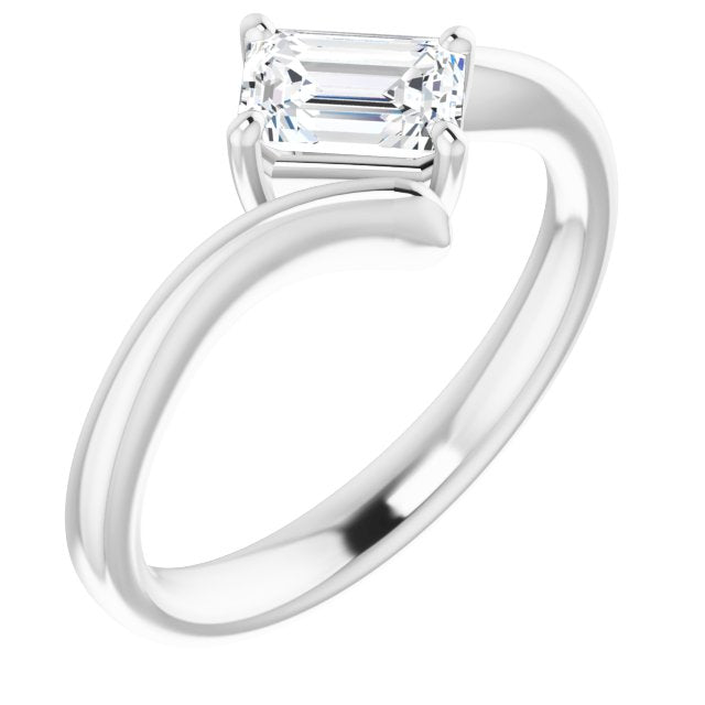 emerald-18K White gold