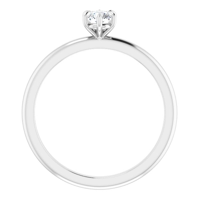 round-10K White gold