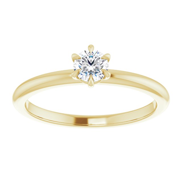 round-10K Yellow gold