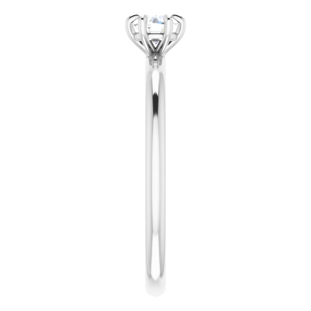 round-10K White gold