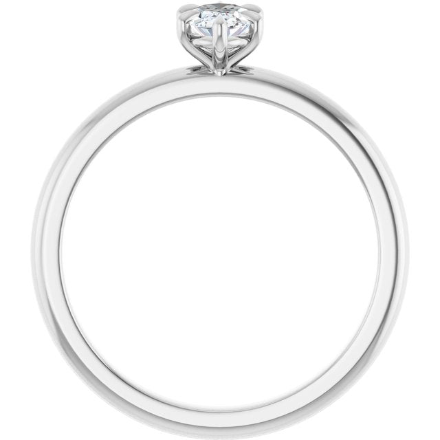 oval-10K White gold