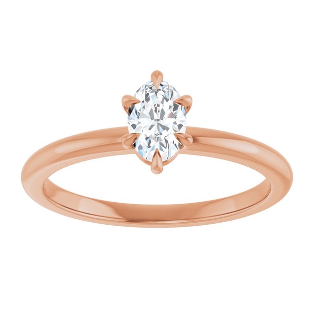 oval-18K Rose gold