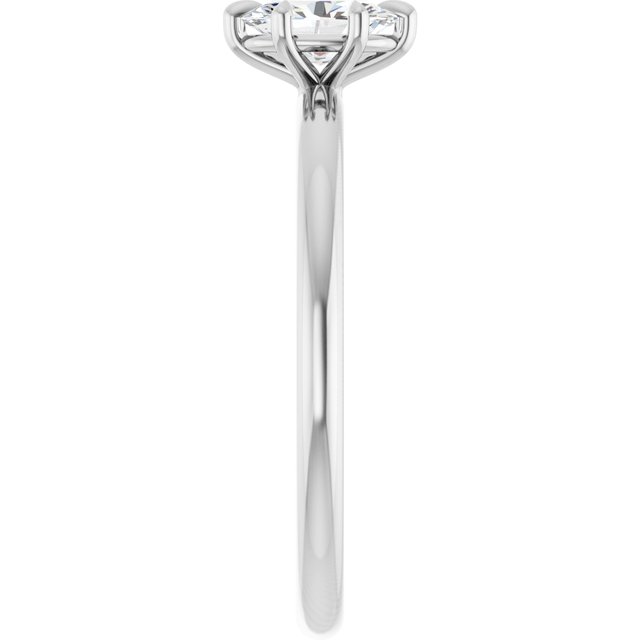 oval-10K White gold