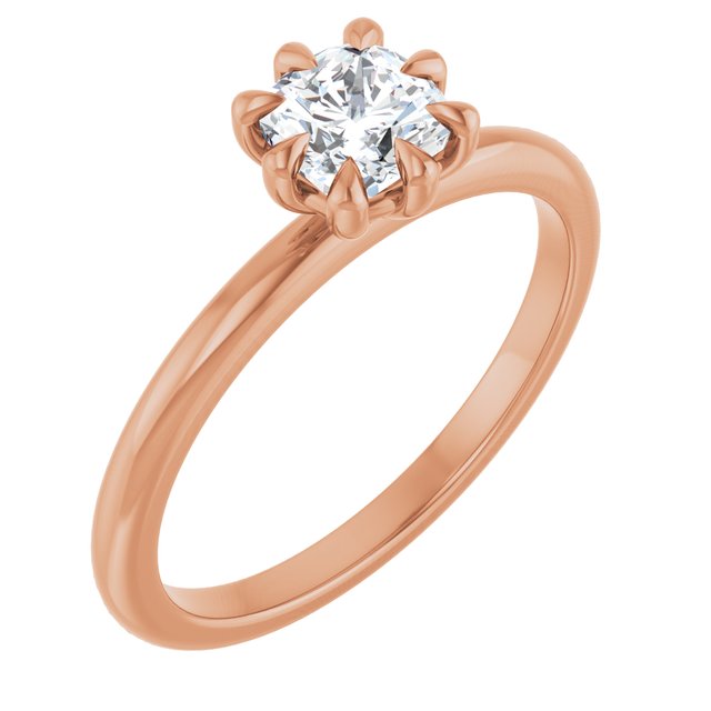 cushion-10K Rose gold
