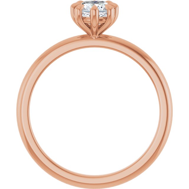 cushion-10K Rose gold