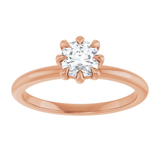 cushion-14K Rose gold