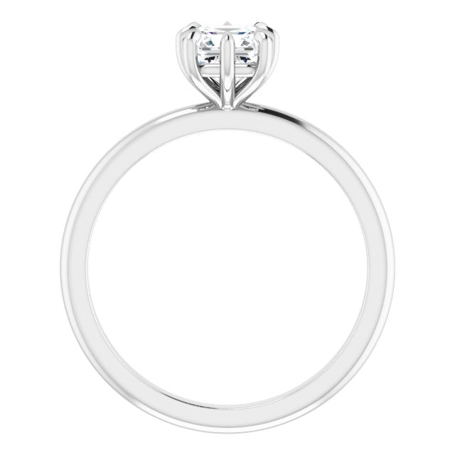 asscher-10K White gold