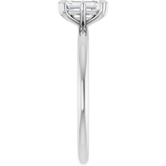 emerald-10K White gold
