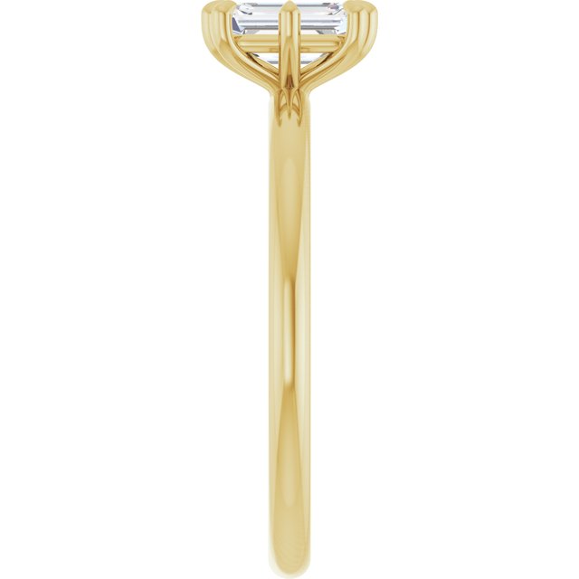 emerald-14K Yellow gold