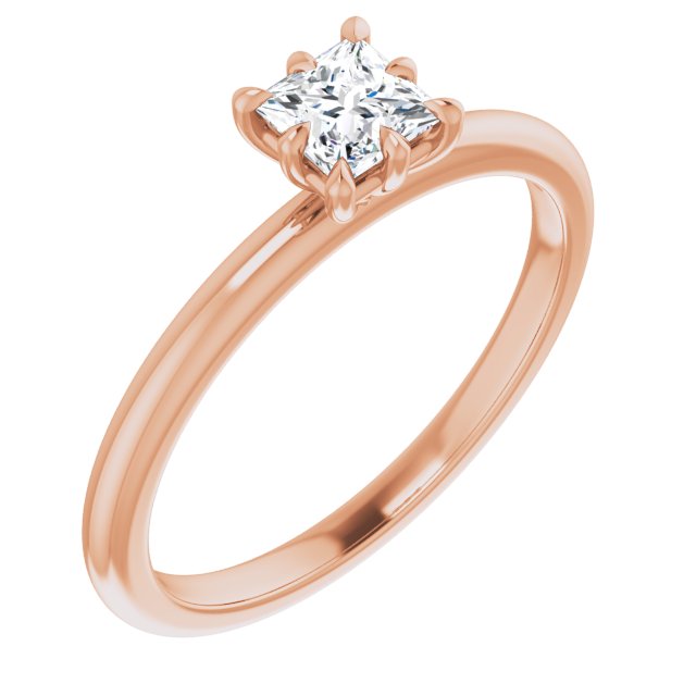 square-14K Rose gold