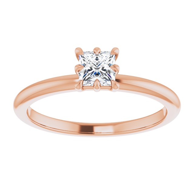 square-10K Rose gold