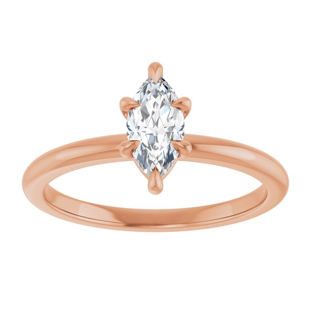 marquise-18K Rose gold