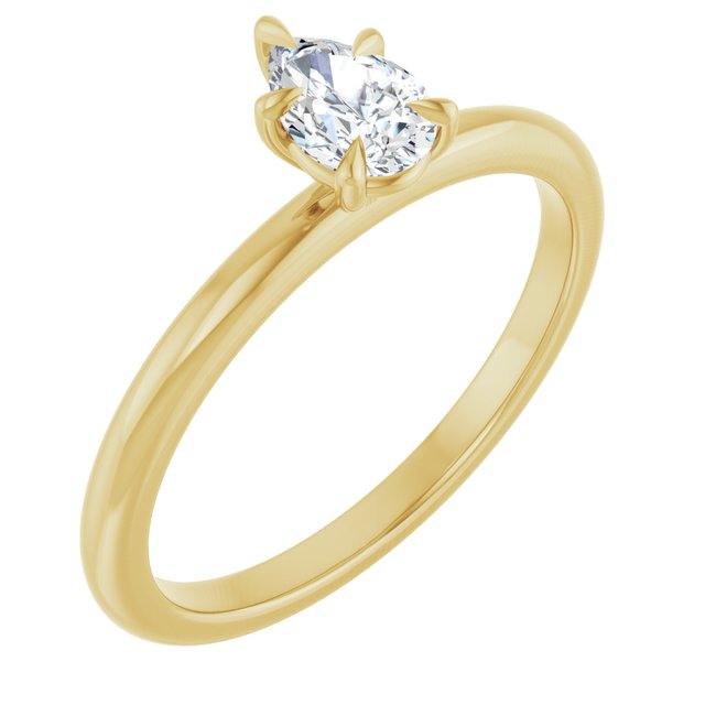 pear-10K Yellow gold