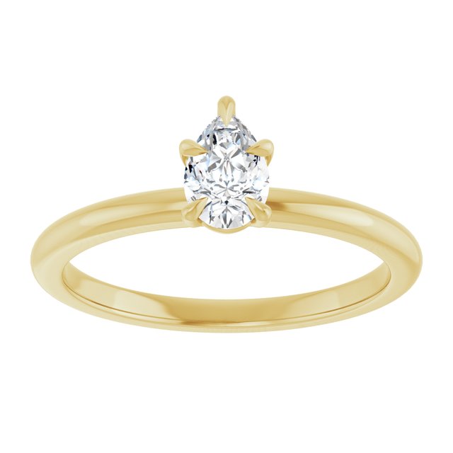 pear-10K Yellow gold