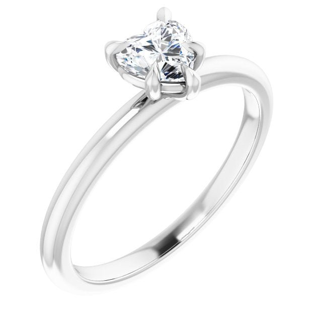 heart-10K White gold