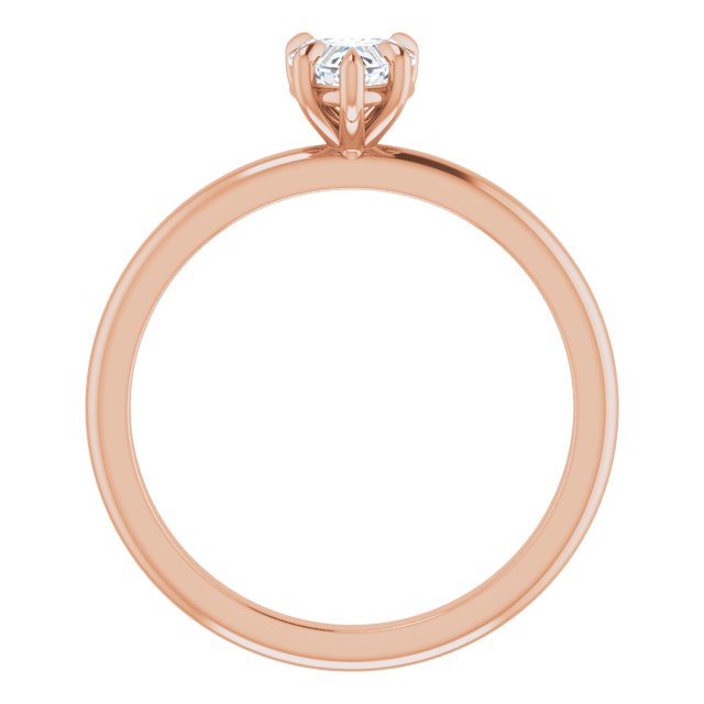 heart-10K Rose gold
