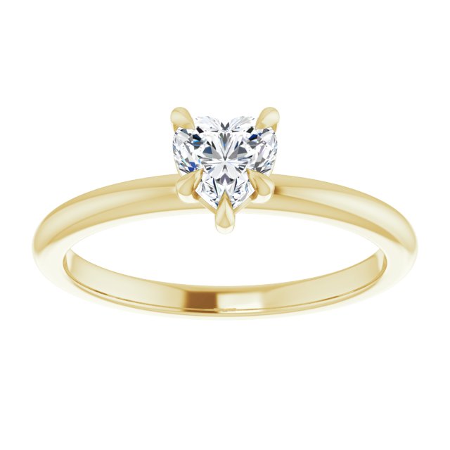 heart-14K Yellow gold