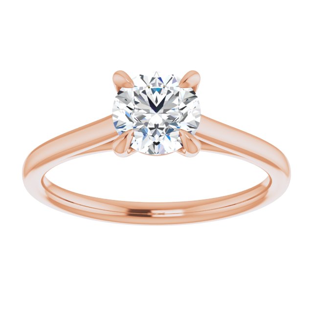 round-14K Rose gold