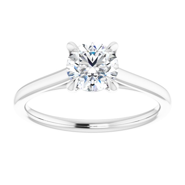 round-14K White gold