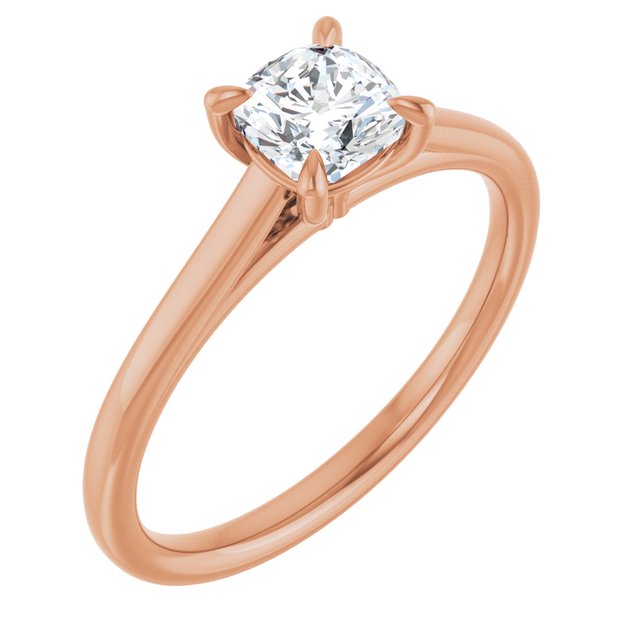 cushion-14K Rose gold