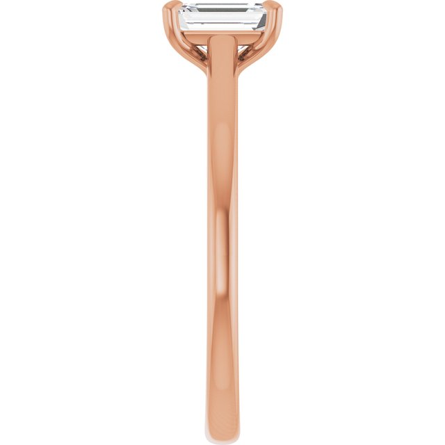 emerald-18K Rose gold