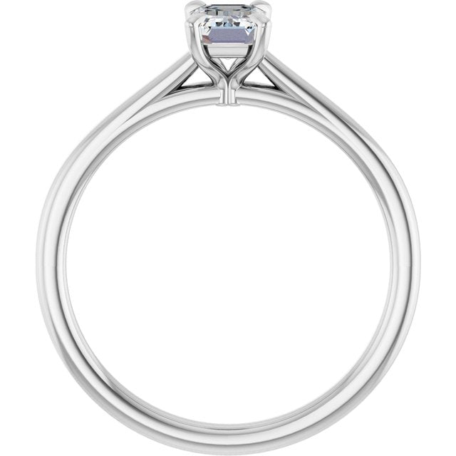 emerald-14K White gold