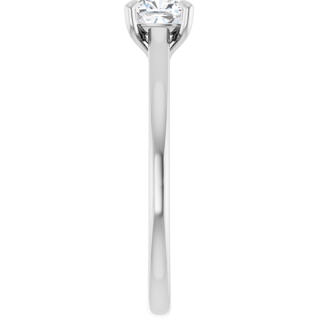 cushion-14K White gold