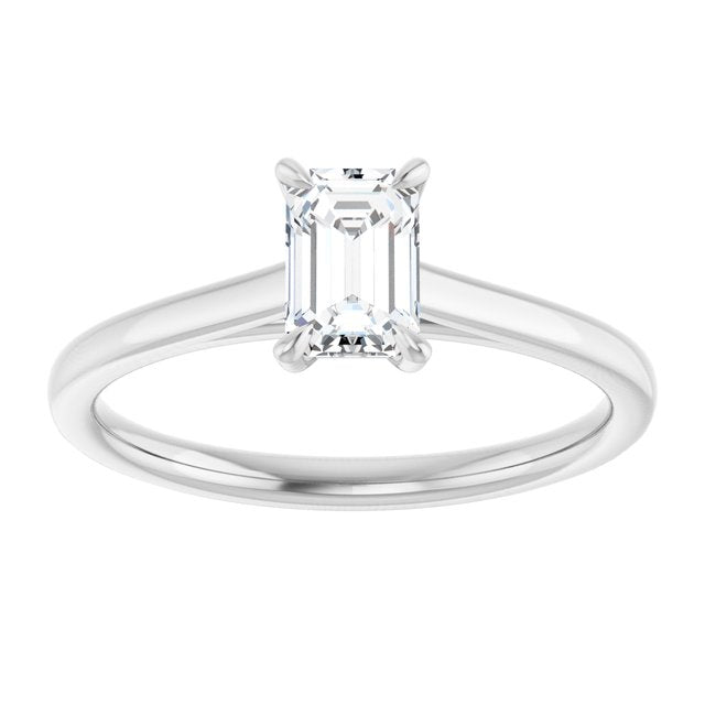 emerald-14K White gold