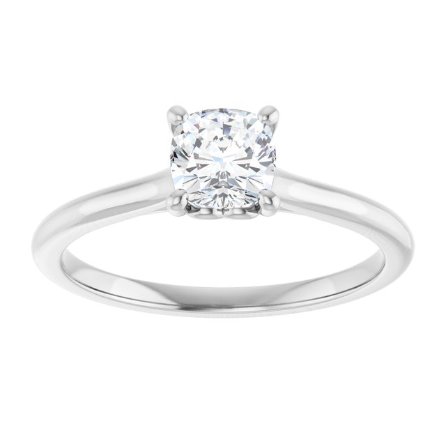 cushion-10K White gold