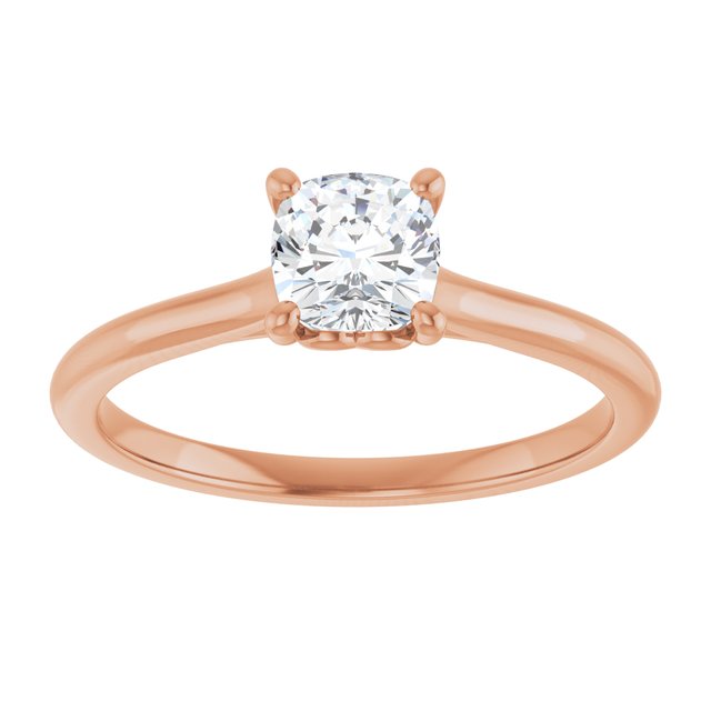 cushion-10K Rose gold