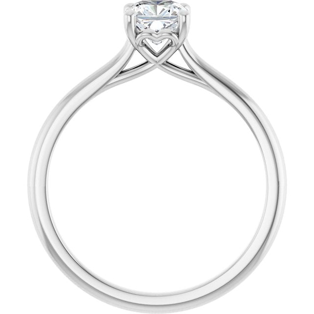 cushion-14K White gold