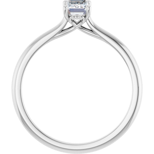 emerald-14K White gold