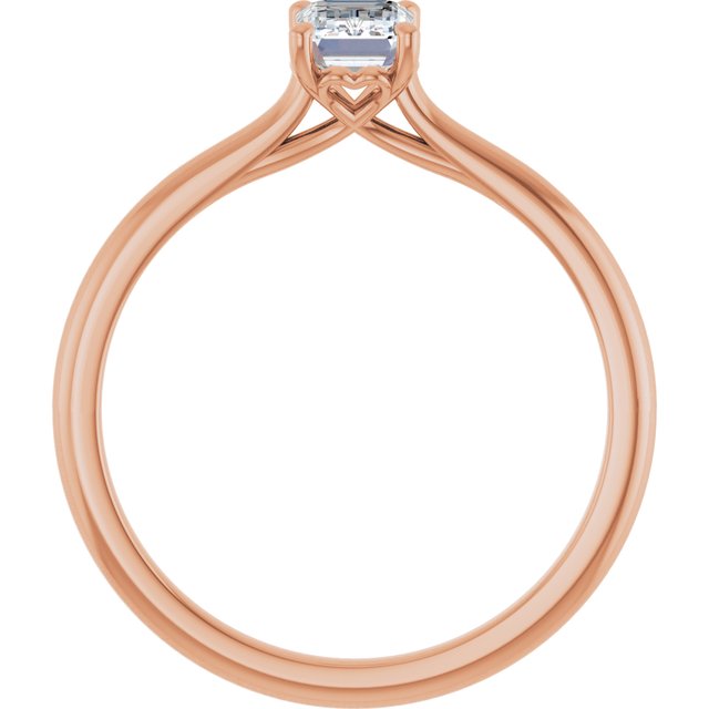 emerald-14K Rose gold
