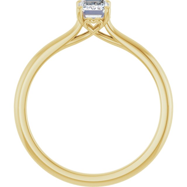 emerald-10K Yellow gold