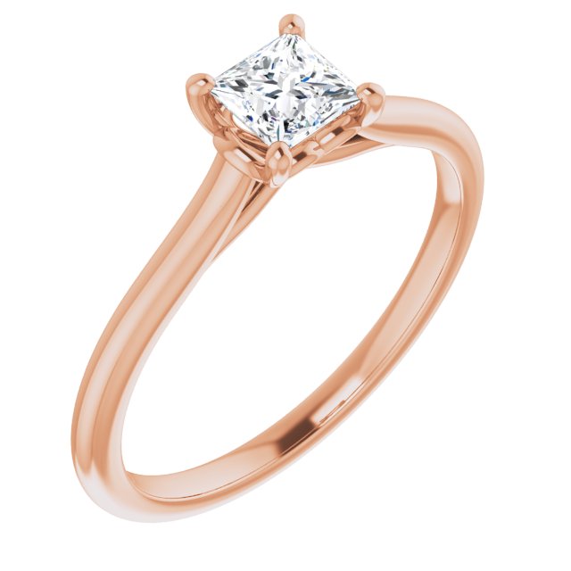square-14K Rose gold