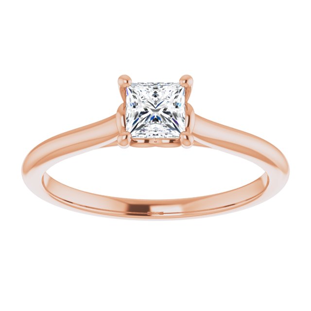 square-14K Rose gold