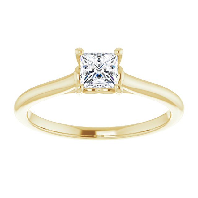 square-14K Yellow gold