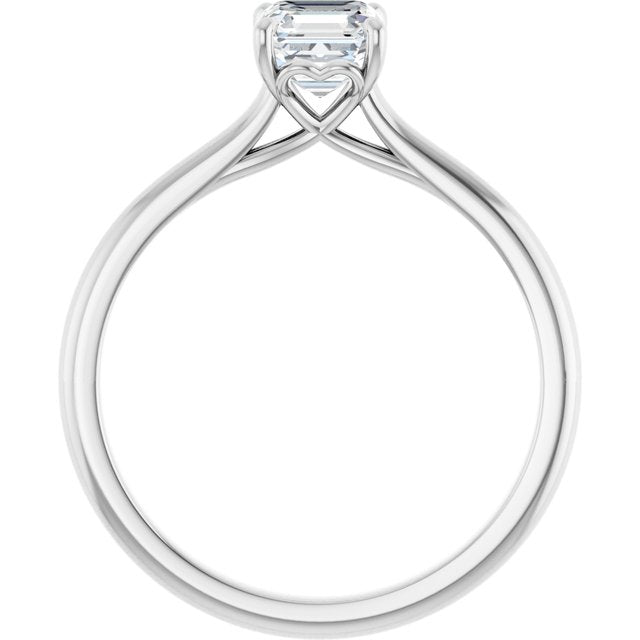 asscher-18K White gold