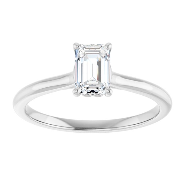 emerald-18K White gold